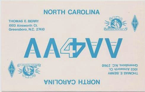 Funny QSL aa4vv