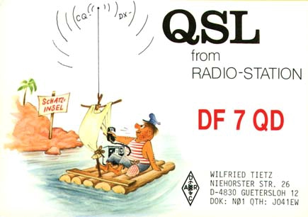 Funny QSL df7qd