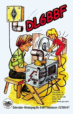 Funny QSL dl6bbf