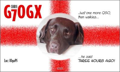 Funny QSL g7ogx