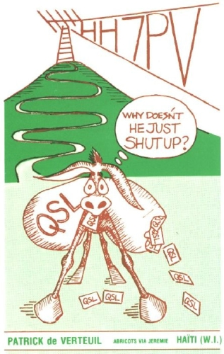 Funny QSL hh7pv