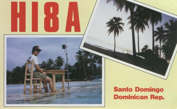 Funny QSL hi8a