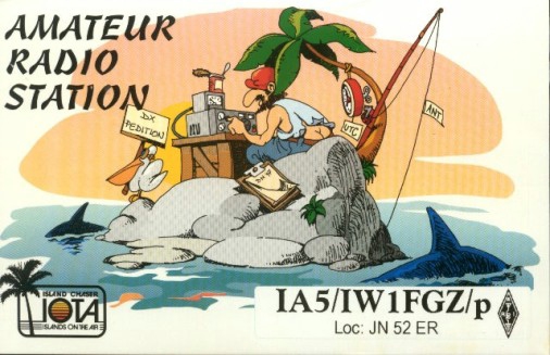 Funny QSL iw1fgz