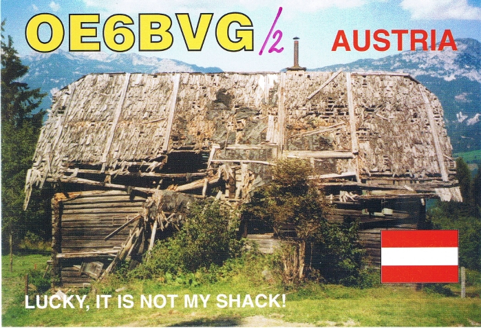 Funny QSL oe6bvg