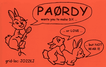 Funny QSL pa0rdy