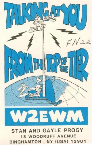 Funny QSL w2ewm