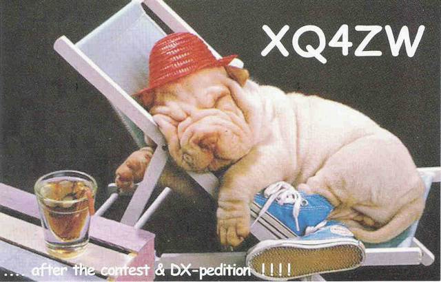 Funny QSL xq4zw