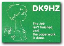 Funny QSL dk9hz