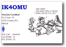 Funny QSL ik4omu