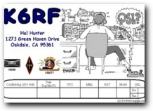 Funny QSL k6rf