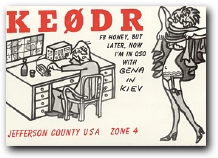 Funny QSL ke0dr